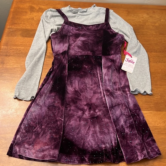 JUSTICE DRESS SIZE MEDIUM (10) - Picture 5 of 8